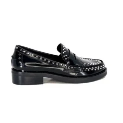 bibi lou 755 Z 16 Vk Cuir Noir*Femme Mocassins
