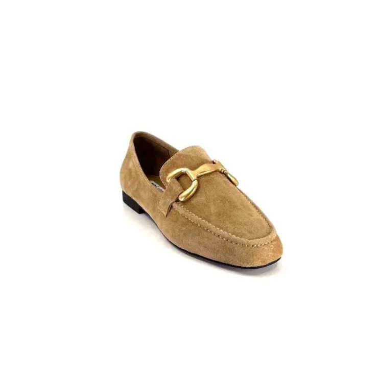 bibi lou 571Z30 Daim Camel*Femme Mocassins