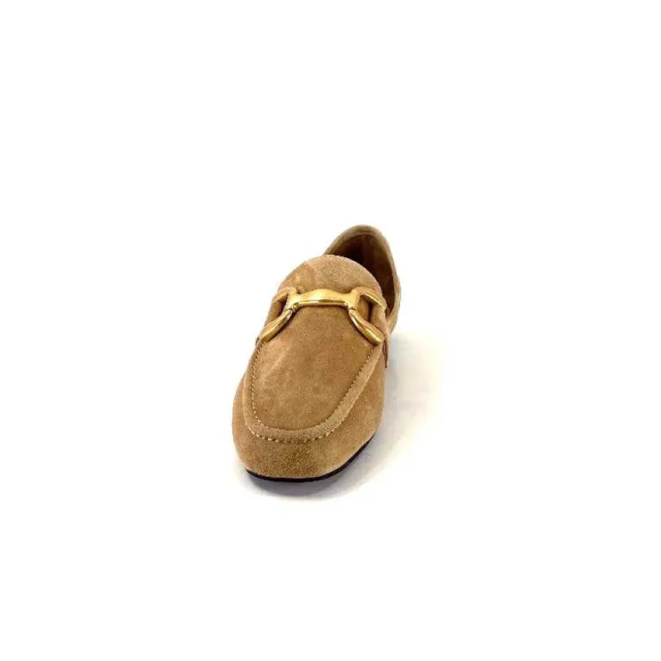 bibi lou 571Z30 Daim Camel*Femme Mocassins