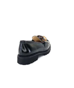 Brunate 11771 Cuir Vernis Vert*Femme Mocassins