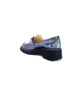 Brunate 32077 Turium Cuir Vernis Gris*Femme Mocassins
