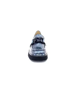 Brunate 32077 Turium Cuir Vernis Gris*Femme Mocassins
