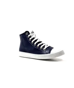 Chacal 6337 Cuir Bleu*Femme Baskets