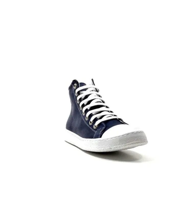 Chacal 6337 Cuir Bleu*Femme Baskets