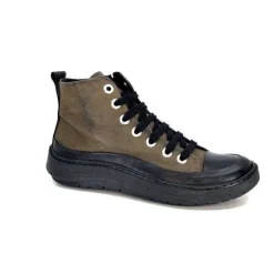 Chacal 6555 Cuir Kaki*Femme Baskets
