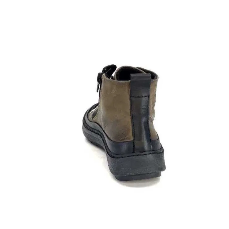 Chacal 6555 Cuir Kaki*Femme Baskets