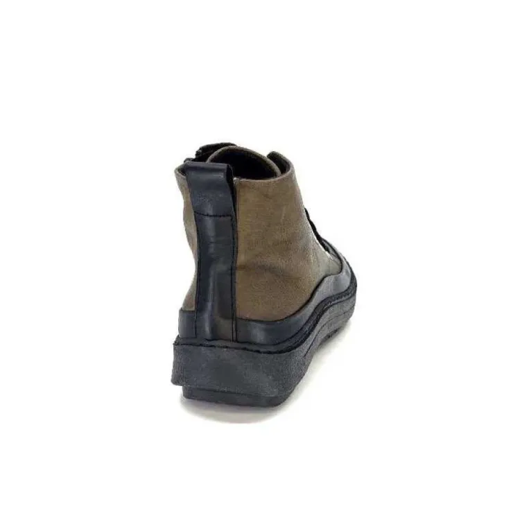 Chacal 6555 Cuir Kaki*Femme Baskets