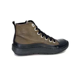 Chacal 6555 Cuir Kaki*Femme Baskets