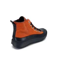 Chacal 6555 Cuir Orange*Femme Baskets