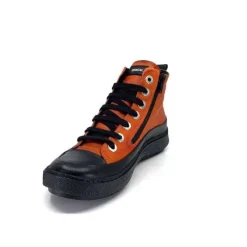 Chacal 6555 Cuir Orange*Femme Baskets