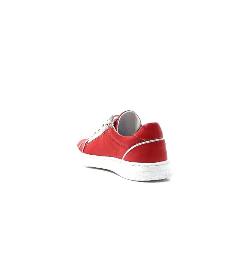 Chacal 6334 Cuir Rouge*Femme Baskets