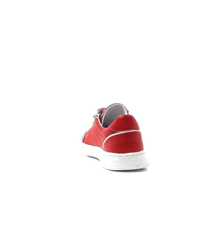 Chacal 6334 Cuir Rouge*Femme Baskets