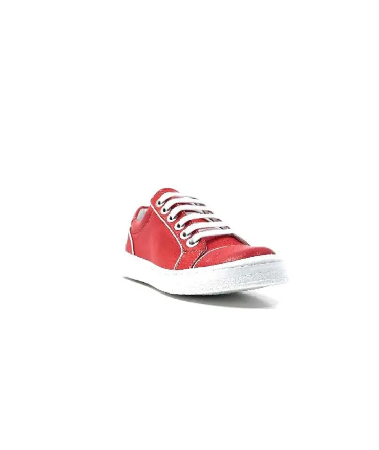 Chacal 6334 Cuir Rouge*Femme Baskets