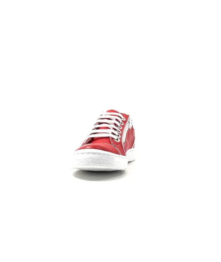 Chacal 6334 Cuir Rouge*Femme Baskets