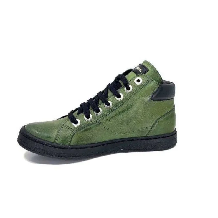 Chacal 6535 Cuir Vert*Femme Baskets