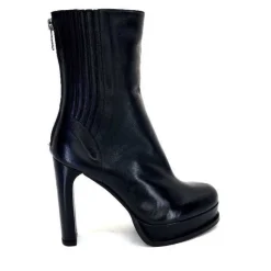 chantal 2145 F326 Cuir Noir*Femme Bottines