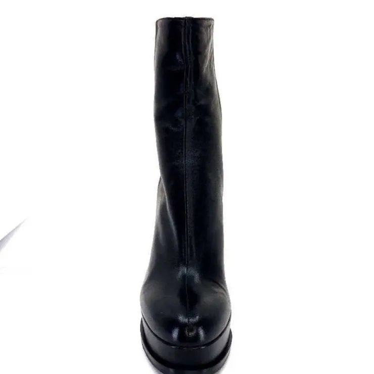 chantal 2145 F326 Cuir Noir*Femme Bottines