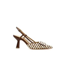 chantal 1922 Raphia Beige Marron*Femme Escarpins
