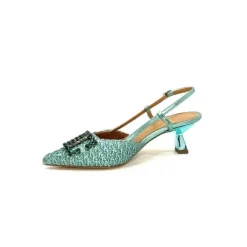 chantal 1904 Textile Vert*Femme Escarpins