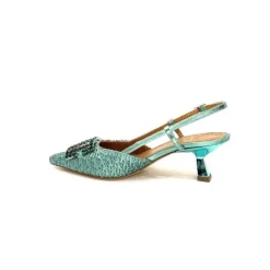 chantal 1904 Textile Vert*Femme Escarpins