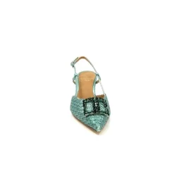 chantal 1904 Textile Vert*Femme Escarpins