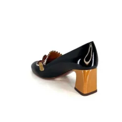 Chie Mihara Anata Cuir Vernis Noir*Femme Mocassins