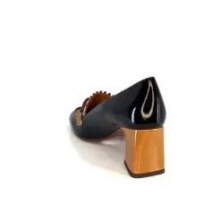 Chie Mihara Anata Cuir Vernis Noir*Femme Mocassins