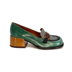 Chie Mihara Bydu Cuir Vert*Femme Mocassins