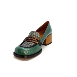 Chie Mihara Bydu Cuir Vert*Femme Mocassins