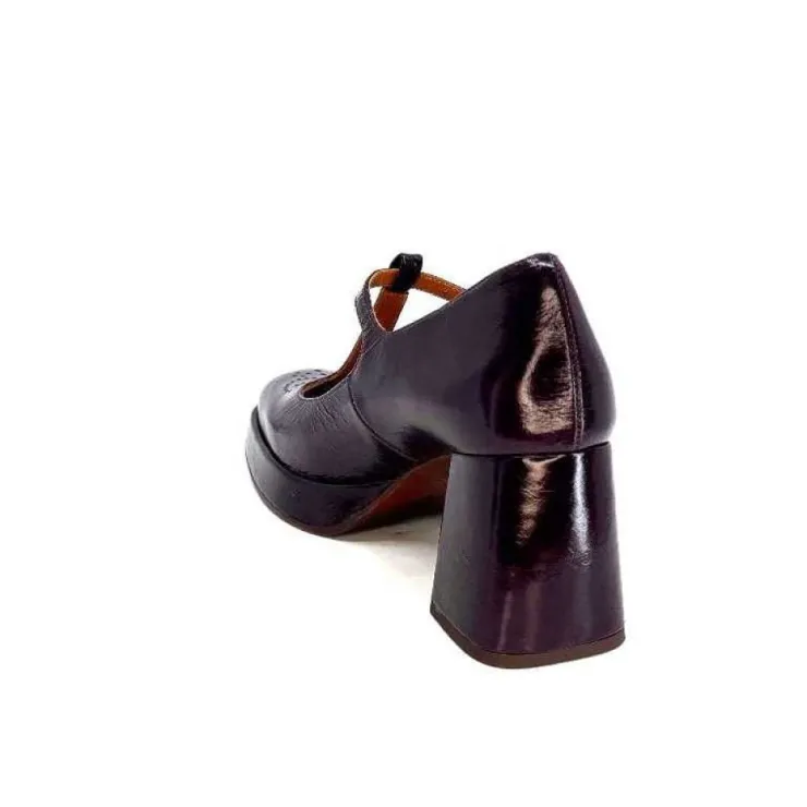 Chie Mihara Kaime Cuir Vernis Grape*Femme Escarpins