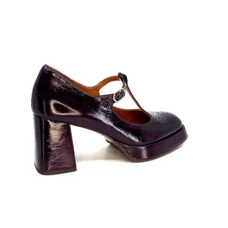 Chie Mihara Kaime Cuir Vernis Grape*Femme Escarpins
