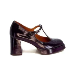 Chie Mihara Kaime Cuir Vernis Grape*Femme Escarpins