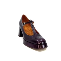 Chie Mihara Kaime Cuir Vernis Grape*Femme Escarpins