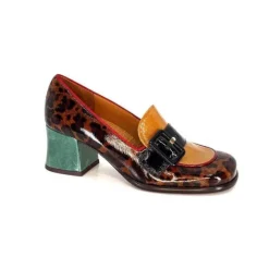 Chie Mihara Meisen Cuir Marron Rouge Vert*Femme Mocassins