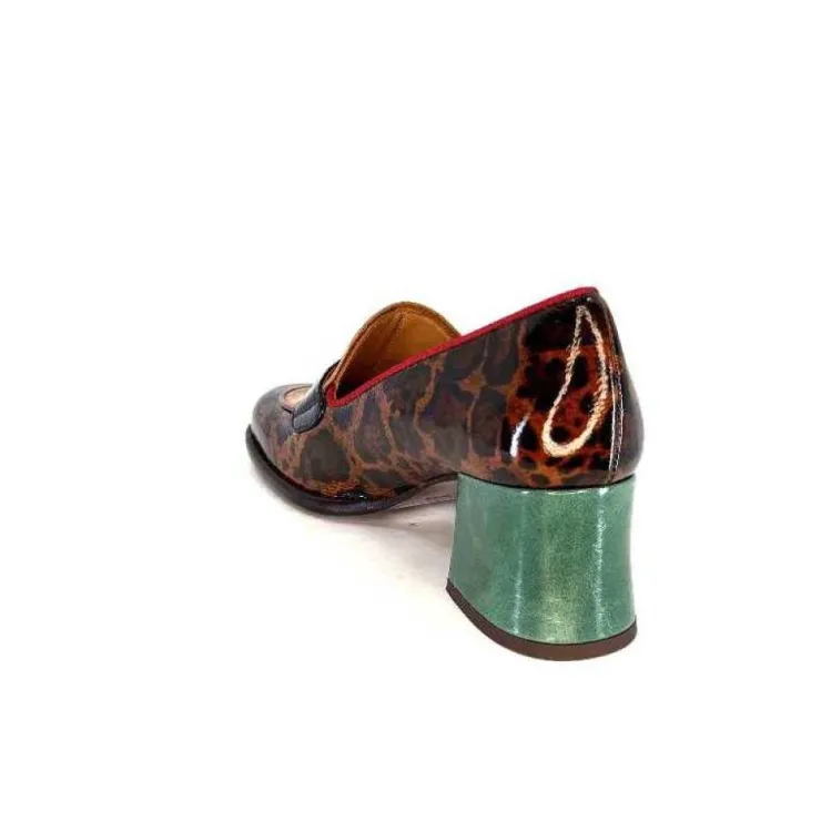 Chie Mihara Meisen Cuir Marron Rouge Vert*Femme Mocassins
