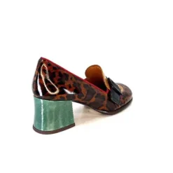 Chie Mihara Meisen Cuir Marron Rouge Vert*Femme Mocassins