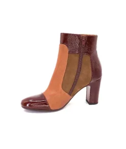 Chie Mihara Wetop Cuir, Cuir Vernis, Daim Marron*Femme Bottines