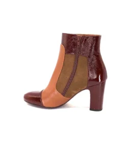 Chie Mihara Wetop Cuir, Cuir Vernis, Daim Marron*Femme Bottines