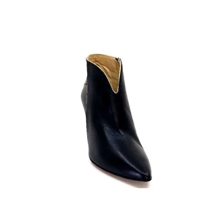creatis Magic Cuir Noir Rouge Or*Femme Bottines