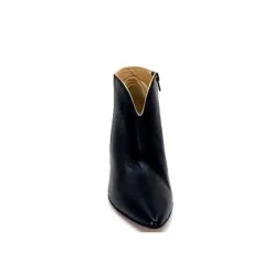 creatis Magic Cuir Noir Rouge Or*Femme Bottines
