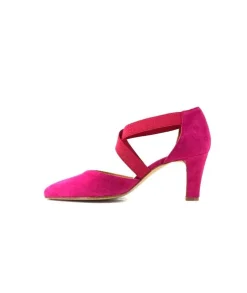 cristian daniel 0348 Daim Fuchsia*Femme Escarpins