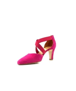 cristian daniel 0348 Daim Fuchsia*Femme Escarpins