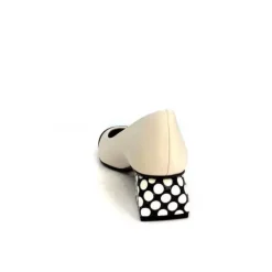 Dansi 5943 Cuir Creme*Femme Escarpins