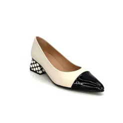 Dansi 5943 Cuir Creme*Femme Escarpins