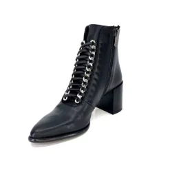 Dansi 6104 Cuir Noir*Femme Bottines