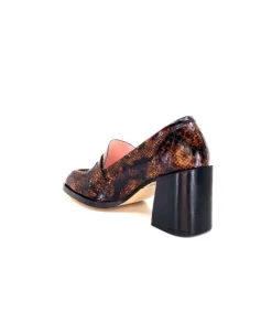 Dansi 4963 Cuir Snack Marron*Femme Mocassins