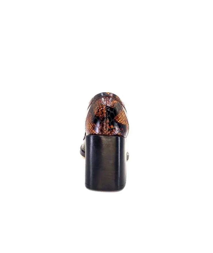 Dansi 4963 Cuir Snack Marron*Femme Mocassins