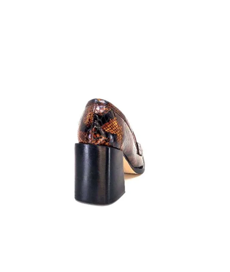 Dansi 4963 Cuir Snack Marron*Femme Mocassins