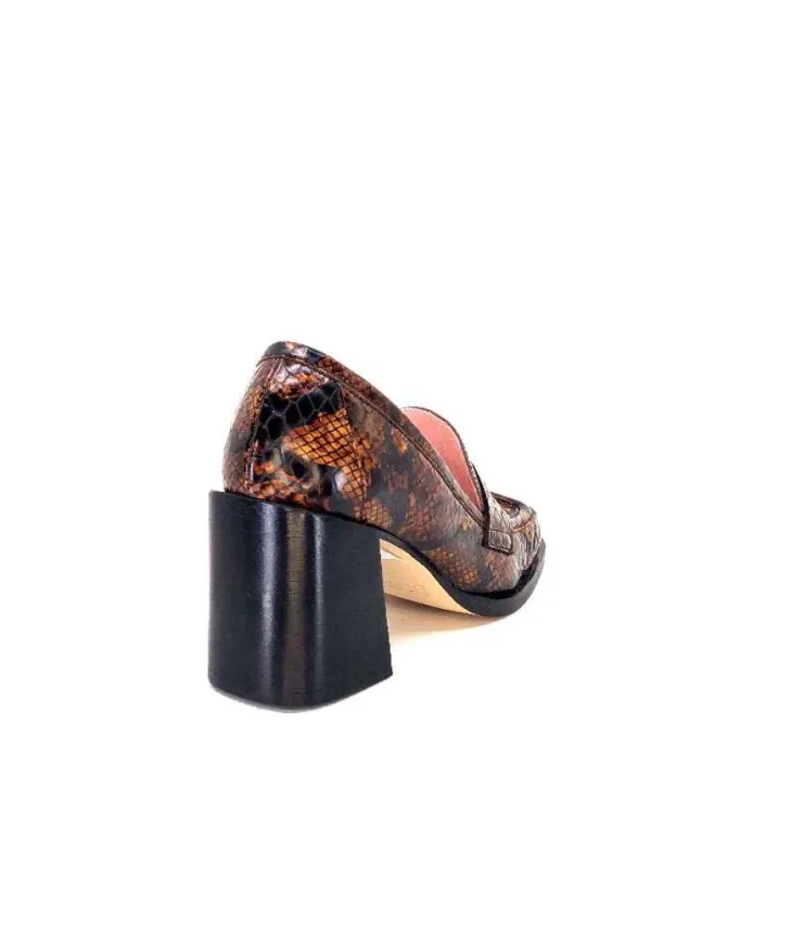 Dansi 4963 Cuir Snack Marron*Femme Mocassins