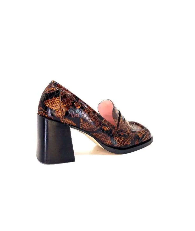 Dansi 4963 Cuir Snack Marron*Femme Mocassins